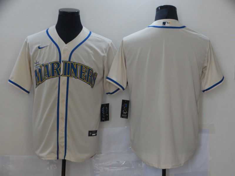 Men Seattle Mariners Blank Cream Game Nike MLB Jerseys Men Seattle Mariners Blank Cream Game Nike MLB Jerseys
